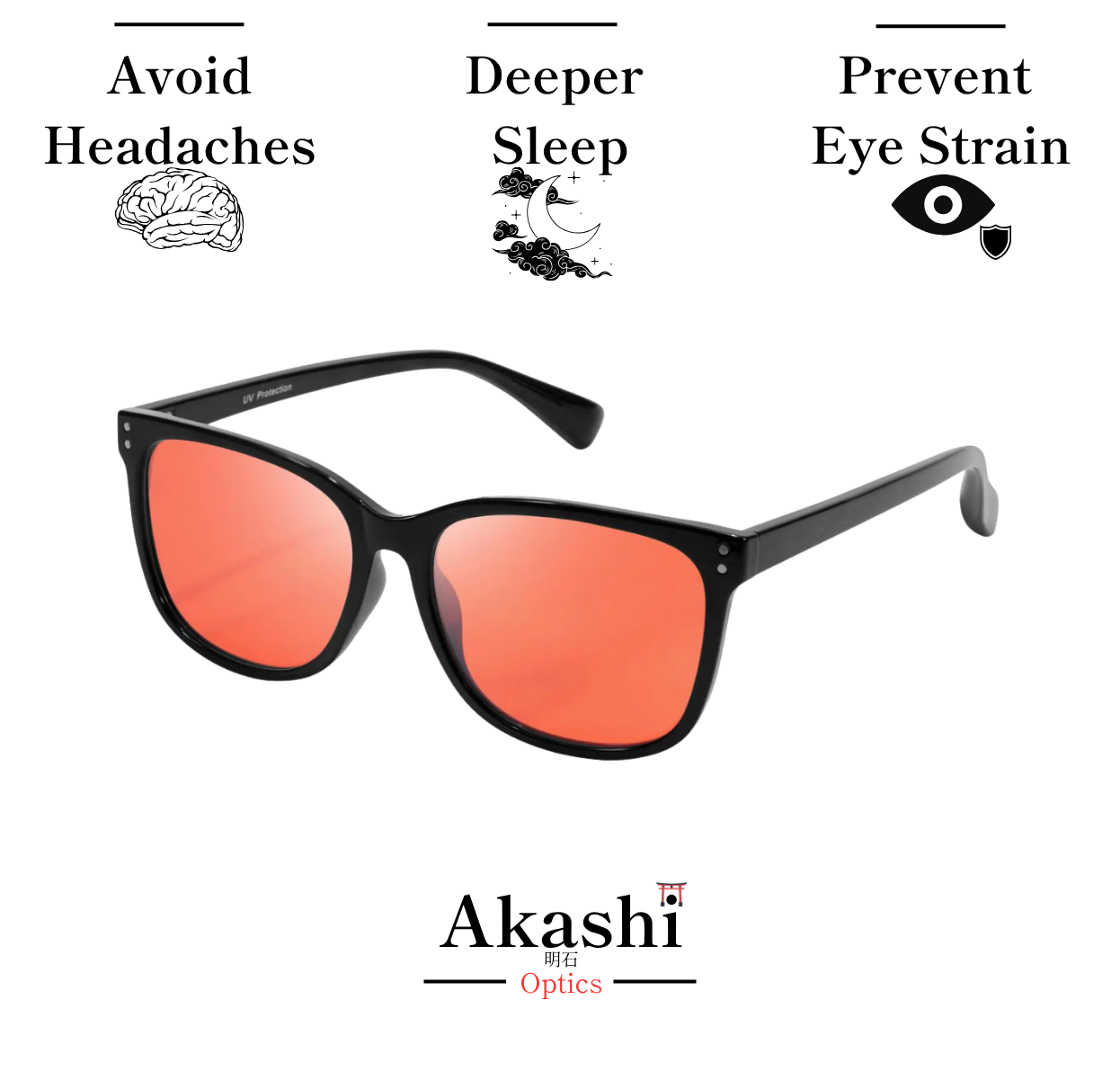 Akashi Optics ™ RedLens Performance Glasses