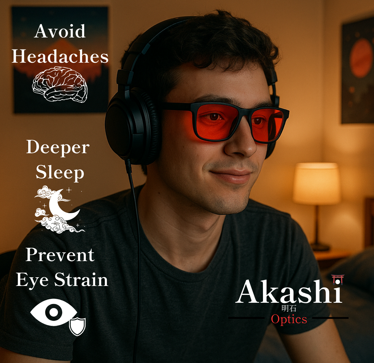 Akashi Optics ™ RedLens Performance Glasses